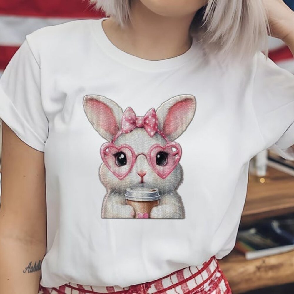 Retro Easter Bunny Shirt, Vintage Happy Easter Shirt